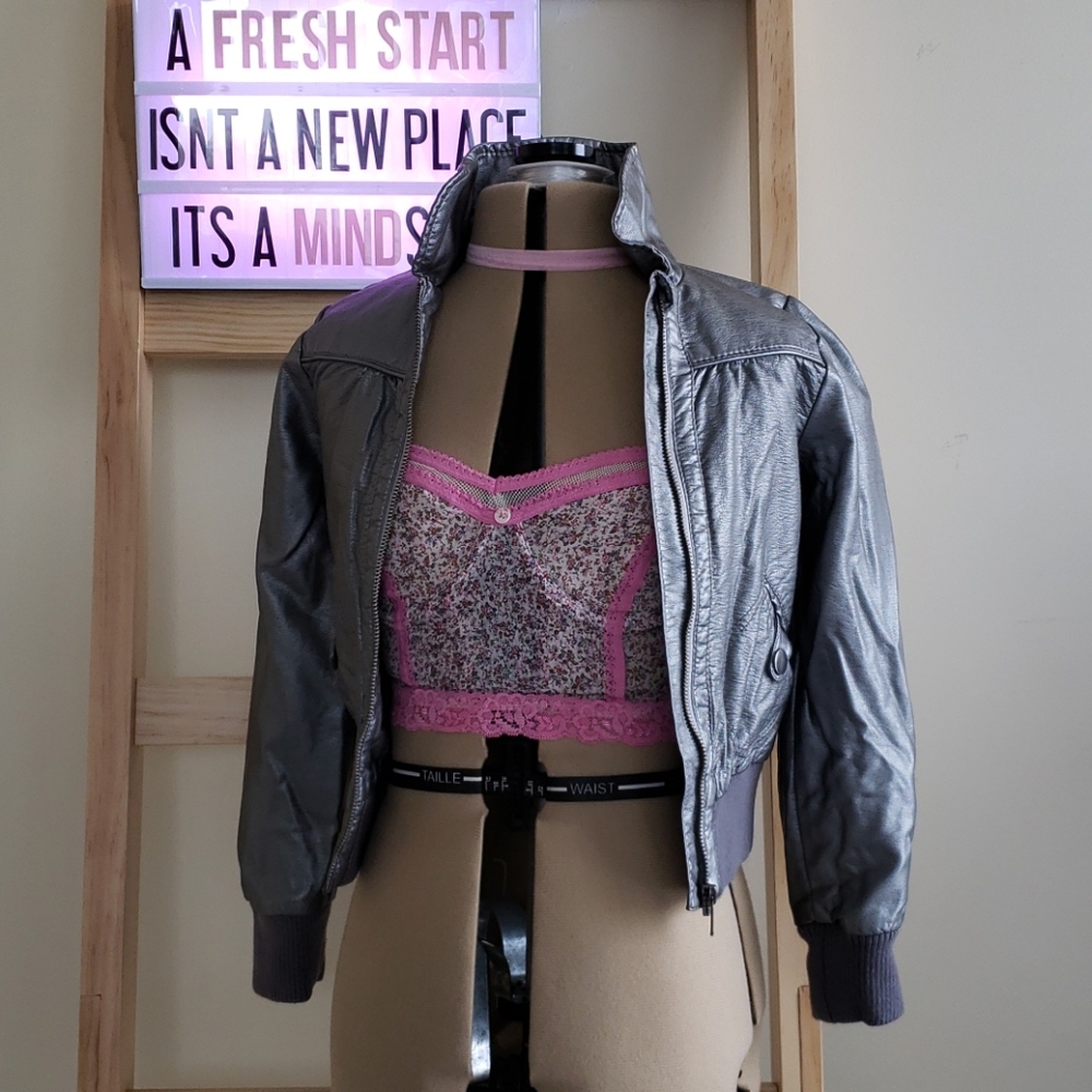 Moto Pleather Jacket